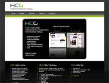 Tablet Screenshot of hahncreativegroup.com